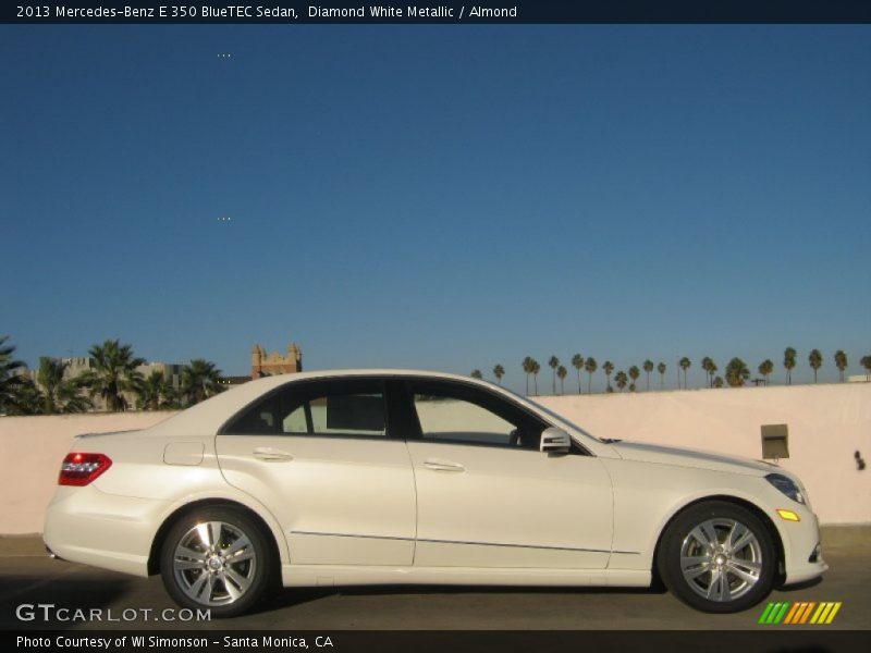 Diamond White Metallic / Almond 2013 Mercedes-Benz E 350 BlueTEC Sedan