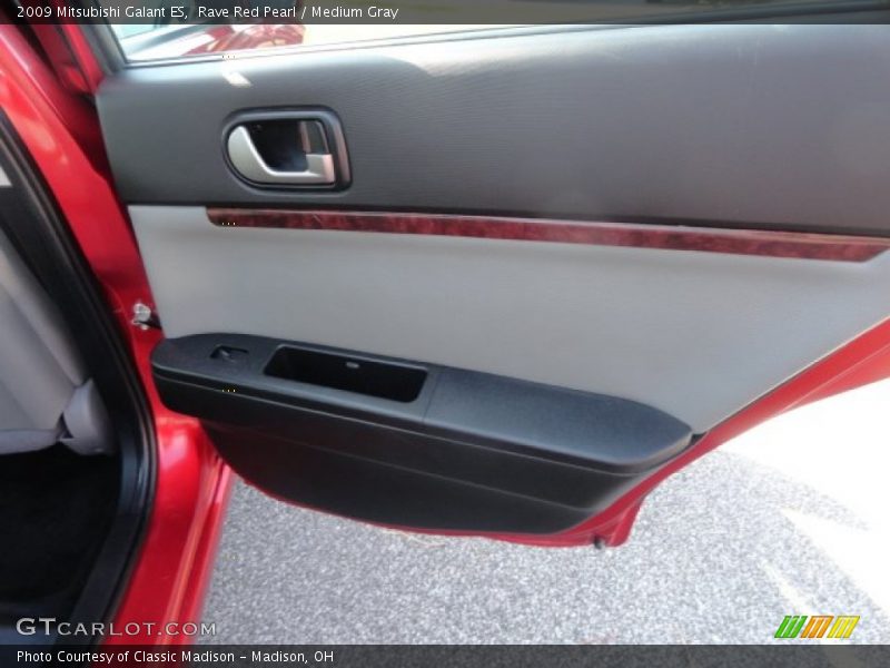 Rave Red Pearl / Medium Gray 2009 Mitsubishi Galant ES