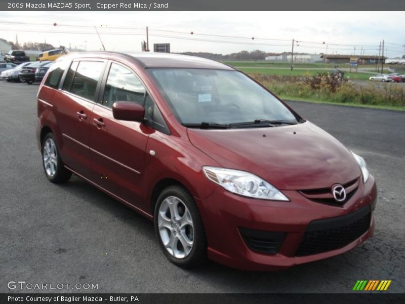 Copper Red Mica / Sand 2009 Mazda MAZDA5 Sport