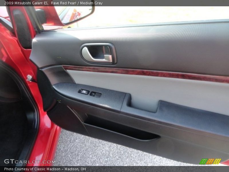 Rave Red Pearl / Medium Gray 2009 Mitsubishi Galant ES