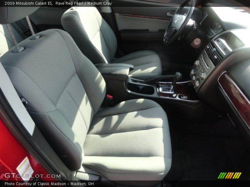 Rave Red Pearl / Medium Gray 2009 Mitsubishi Galant ES