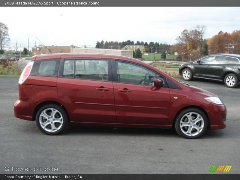 Copper Red Mica / Sand 2009 Mazda MAZDA5 Sport