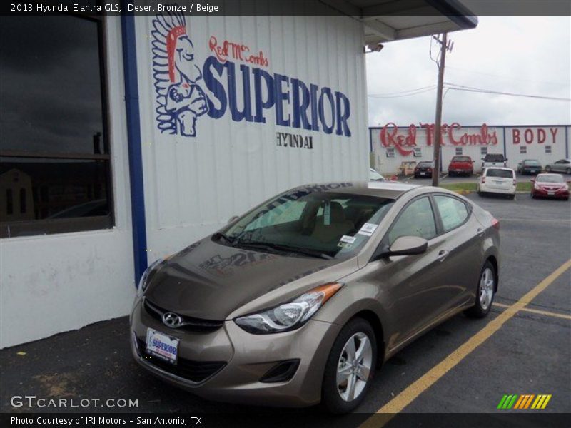 Desert Bronze / Beige 2013 Hyundai Elantra GLS