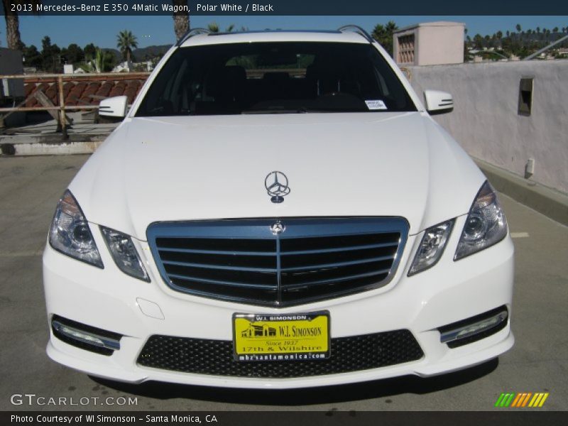 Polar White / Black 2013 Mercedes-Benz E 350 4Matic Wagon