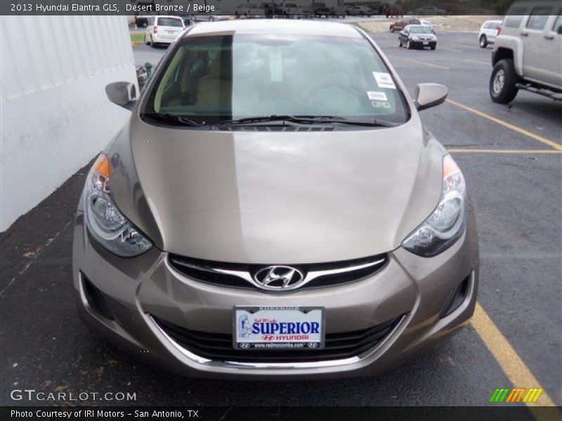 Desert Bronze / Beige 2013 Hyundai Elantra GLS