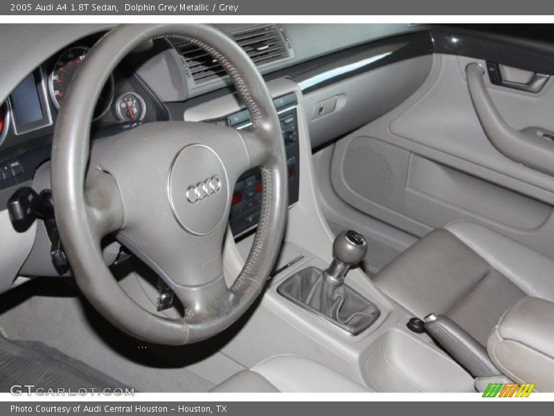 Dolphin Grey Metallic / Grey 2005 Audi A4 1.8T Sedan