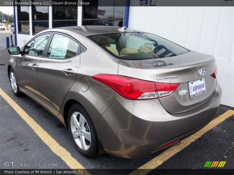 Desert Bronze / Beige 2013 Hyundai Elantra GLS