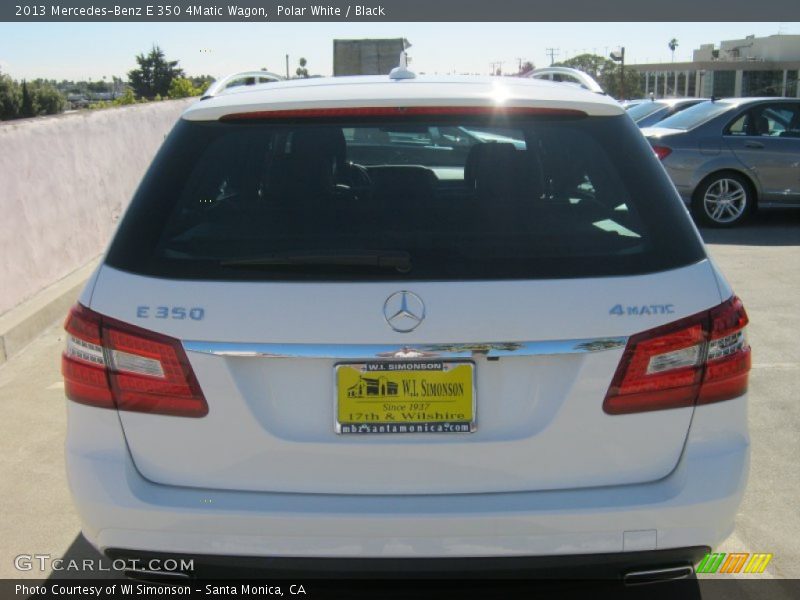 Polar White / Black 2013 Mercedes-Benz E 350 4Matic Wagon