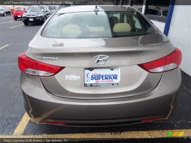 Desert Bronze / Beige 2013 Hyundai Elantra GLS