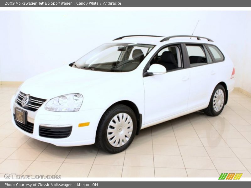 Candy White / Anthracite 2009 Volkswagen Jetta S SportWagen
