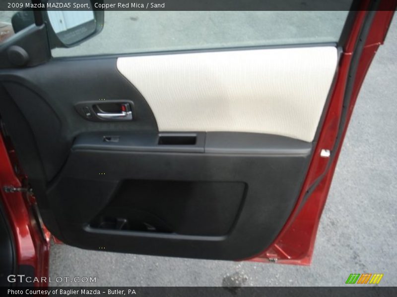 Copper Red Mica / Sand 2009 Mazda MAZDA5 Sport
