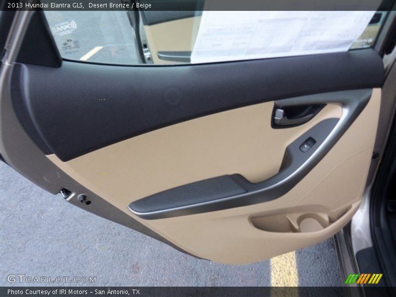Desert Bronze / Beige 2013 Hyundai Elantra GLS