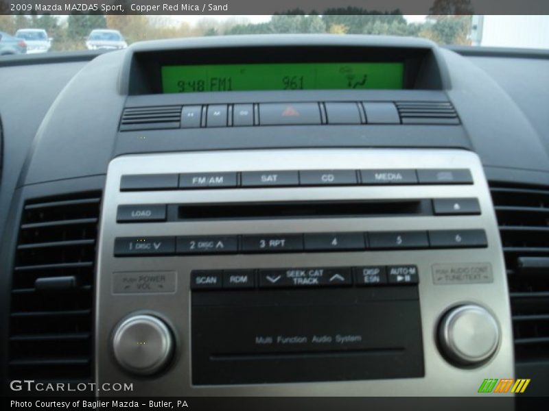 Copper Red Mica / Sand 2009 Mazda MAZDA5 Sport