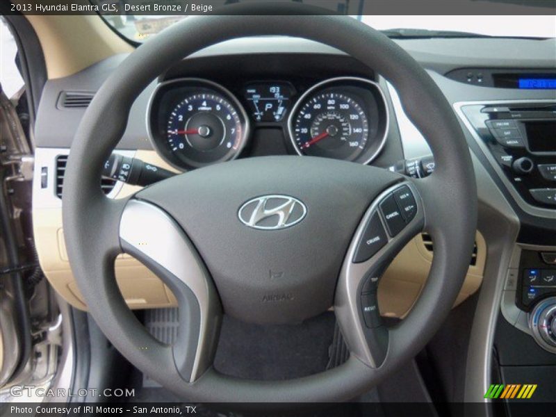 Desert Bronze / Beige 2013 Hyundai Elantra GLS