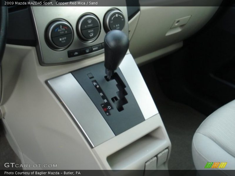 Copper Red Mica / Sand 2009 Mazda MAZDA5 Sport