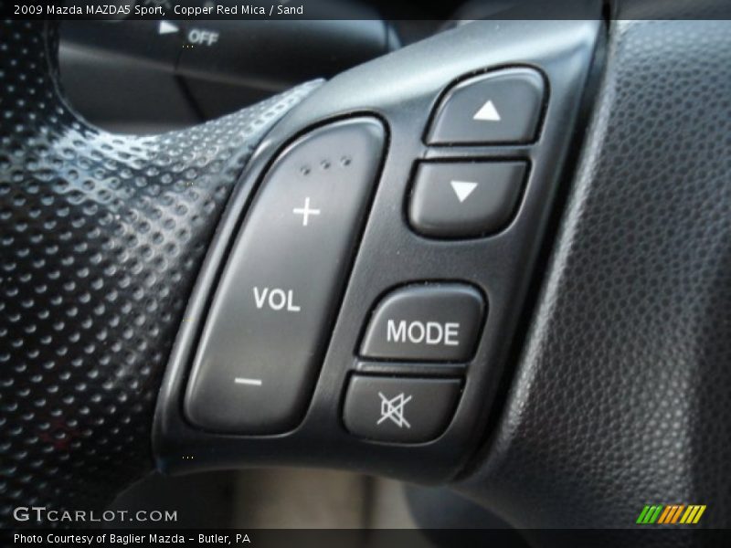 Copper Red Mica / Sand 2009 Mazda MAZDA5 Sport