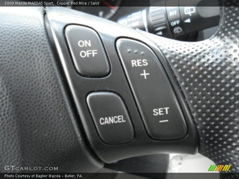 Copper Red Mica / Sand 2009 Mazda MAZDA5 Sport