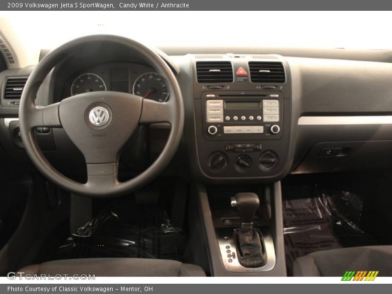 Candy White / Anthracite 2009 Volkswagen Jetta S SportWagen