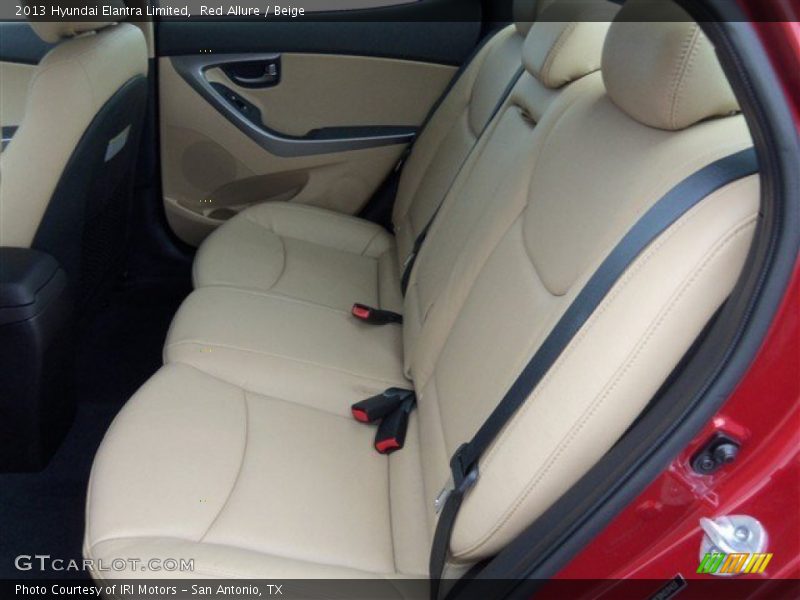Red Allure / Beige 2013 Hyundai Elantra Limited