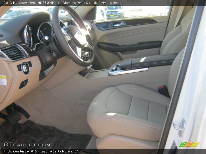 Diamond White Metallic / Almond Beige 2013 Mercedes-Benz ML 350 4Matic