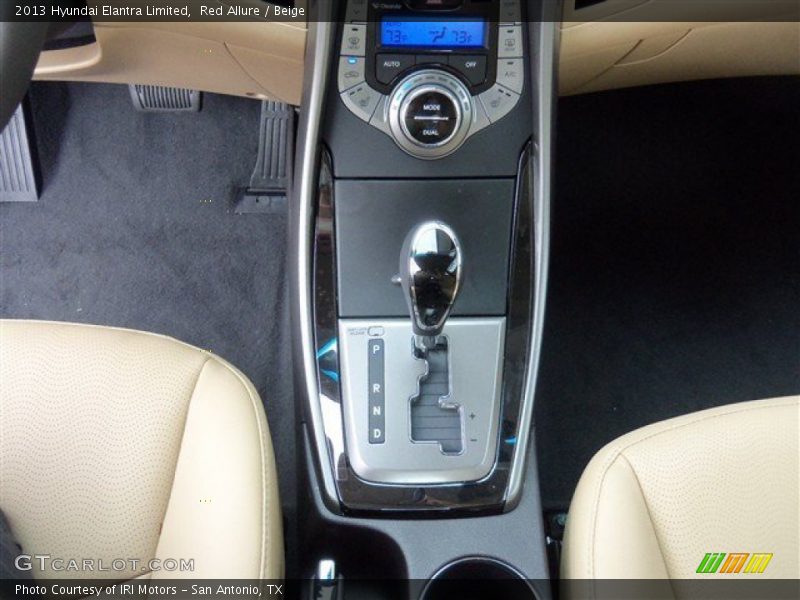 Red Allure / Beige 2013 Hyundai Elantra Limited