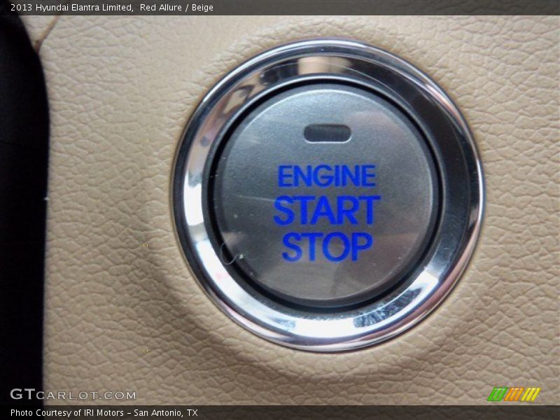 Red Allure / Beige 2013 Hyundai Elantra Limited
