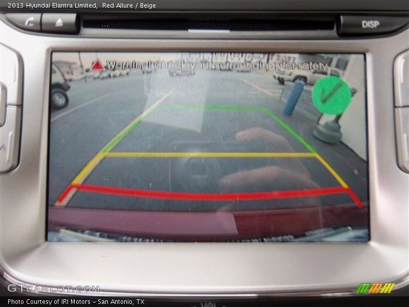 Red Allure / Beige 2013 Hyundai Elantra Limited