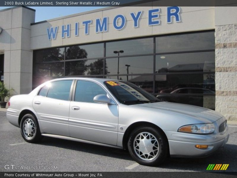 Sterling Silver Metallic / Medium Gray 2003 Buick LeSabre Limited