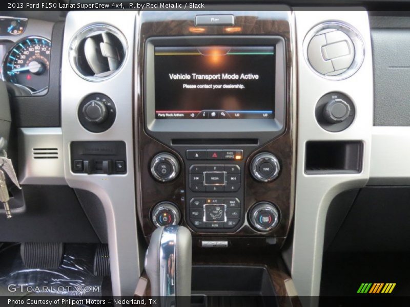 Ruby Red Metallic / Black 2013 Ford F150 Lariat SuperCrew 4x4