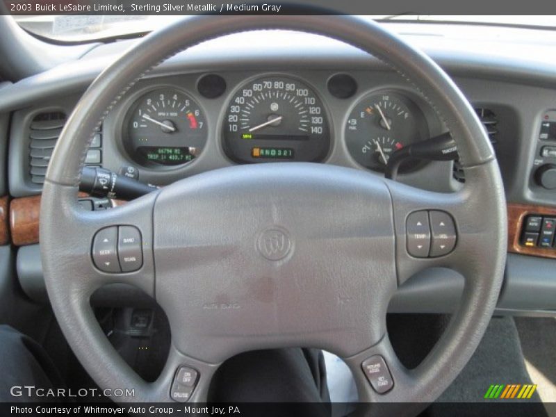 Sterling Silver Metallic / Medium Gray 2003 Buick LeSabre Limited