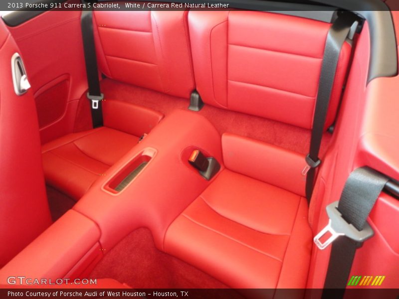  2013 911 Carrera S Cabriolet Carrera Red Natural Leather Interior