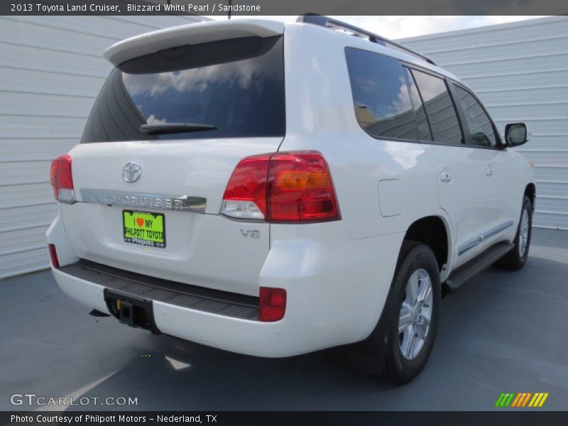 Blizzard White Pearl / Sandstone 2013 Toyota Land Cruiser