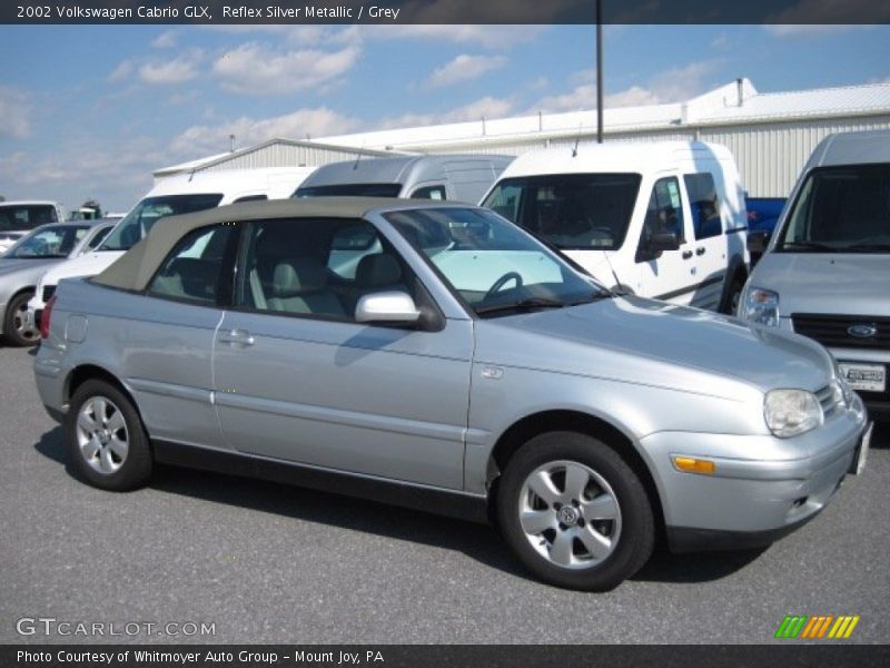 Reflex Silver Metallic / Grey 2002 Volkswagen Cabrio GLX
