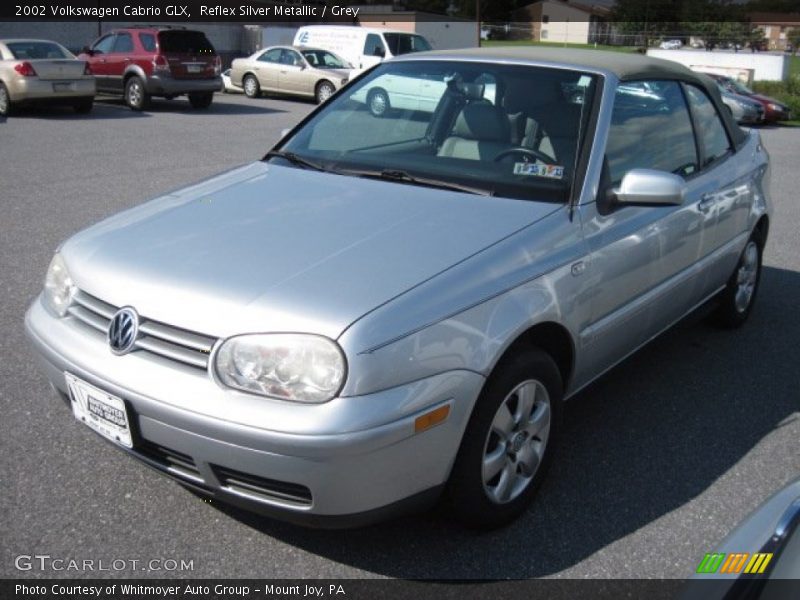 Reflex Silver Metallic / Grey 2002 Volkswagen Cabrio GLX