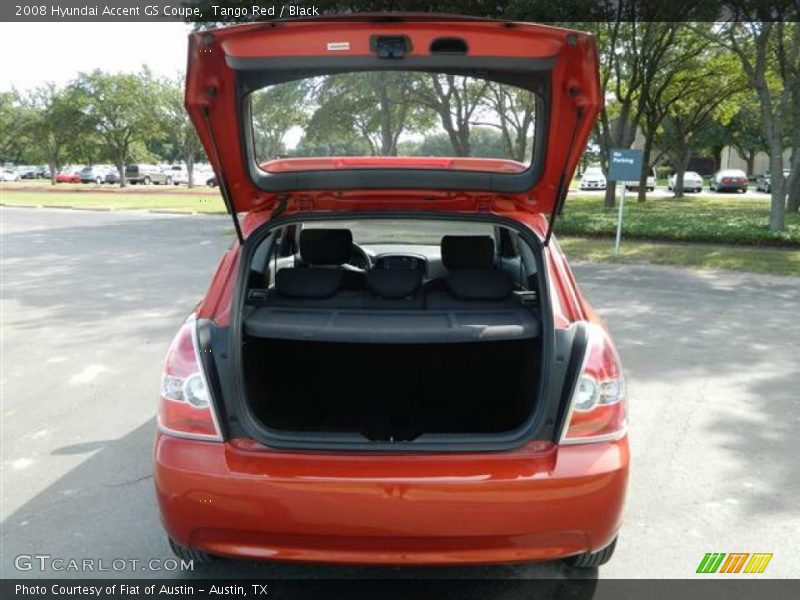 Tango Red / Black 2008 Hyundai Accent GS Coupe