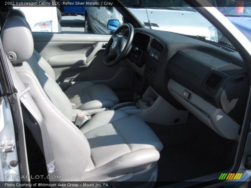 Reflex Silver Metallic / Grey 2002 Volkswagen Cabrio GLX
