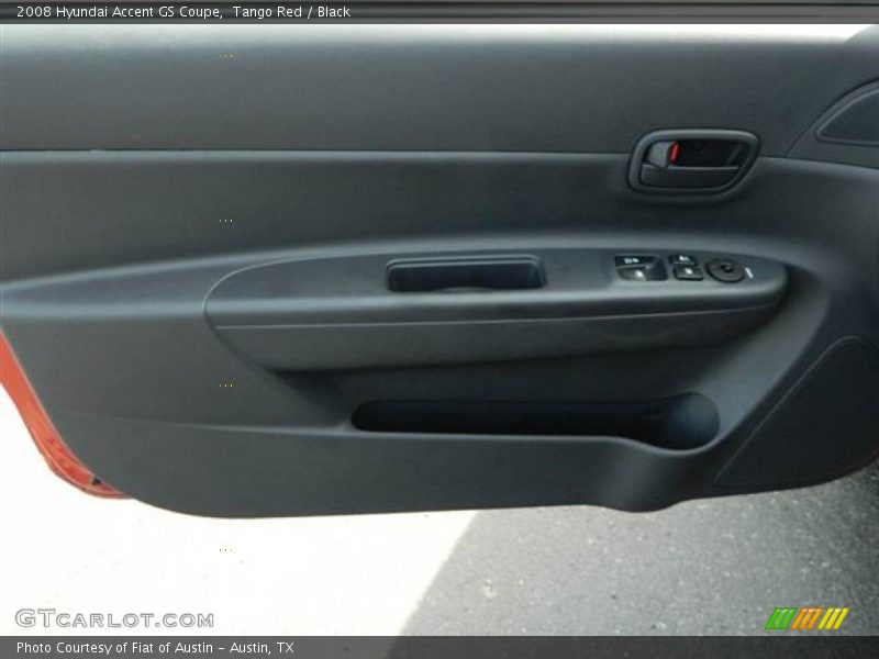 Tango Red / Black 2008 Hyundai Accent GS Coupe