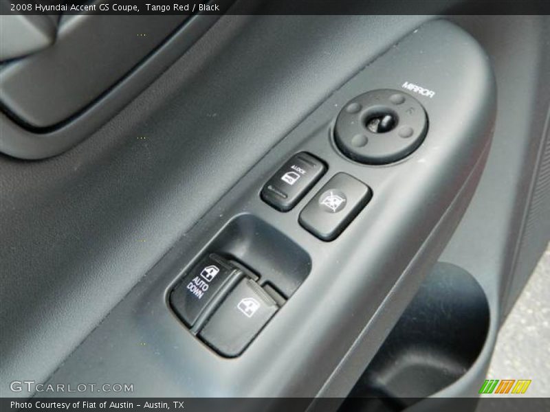 Tango Red / Black 2008 Hyundai Accent GS Coupe