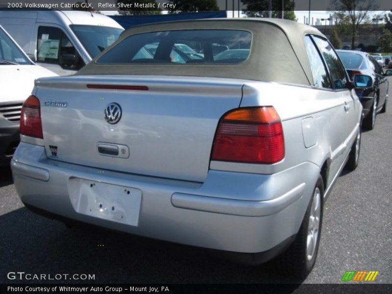 Reflex Silver Metallic / Grey 2002 Volkswagen Cabrio GLX