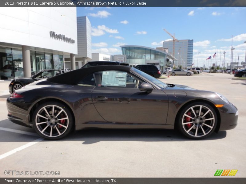  2013 911 Carrera S Cabriolet Anthracite Brown Metallic