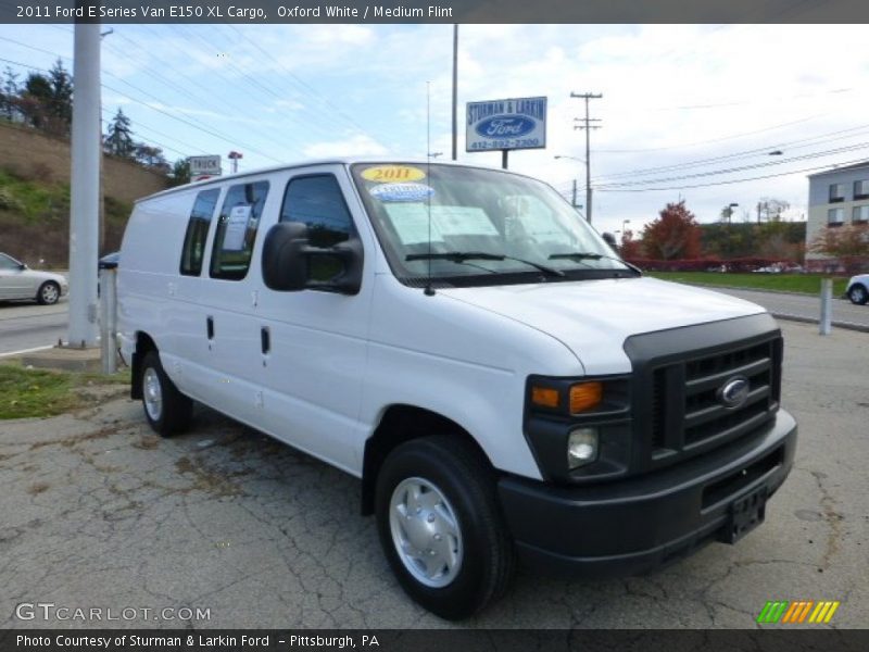 Oxford White / Medium Flint 2011 Ford E Series Van E150 XL Cargo