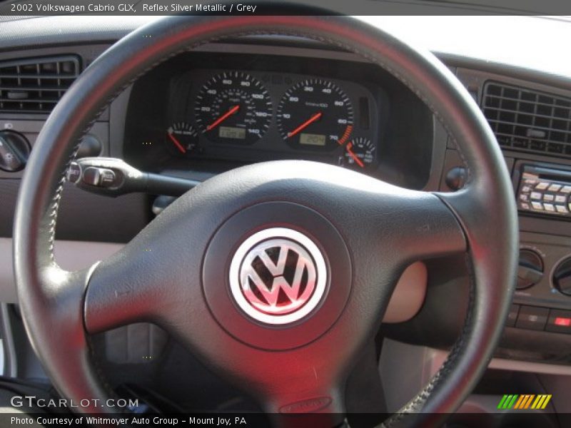 Reflex Silver Metallic / Grey 2002 Volkswagen Cabrio GLX