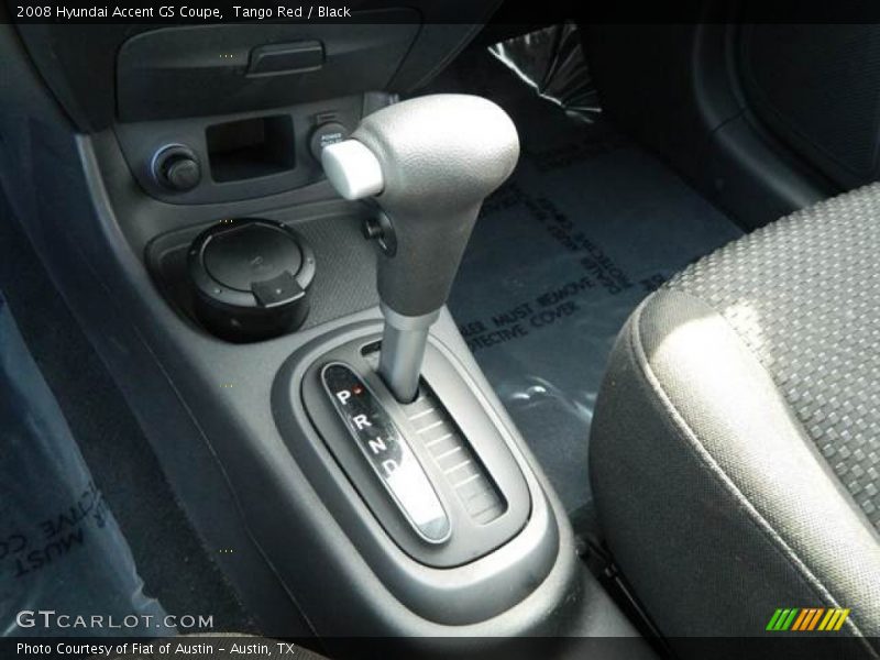 Tango Red / Black 2008 Hyundai Accent GS Coupe