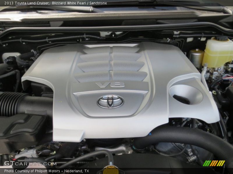 Blizzard White Pearl / Sandstone 2013 Toyota Land Cruiser