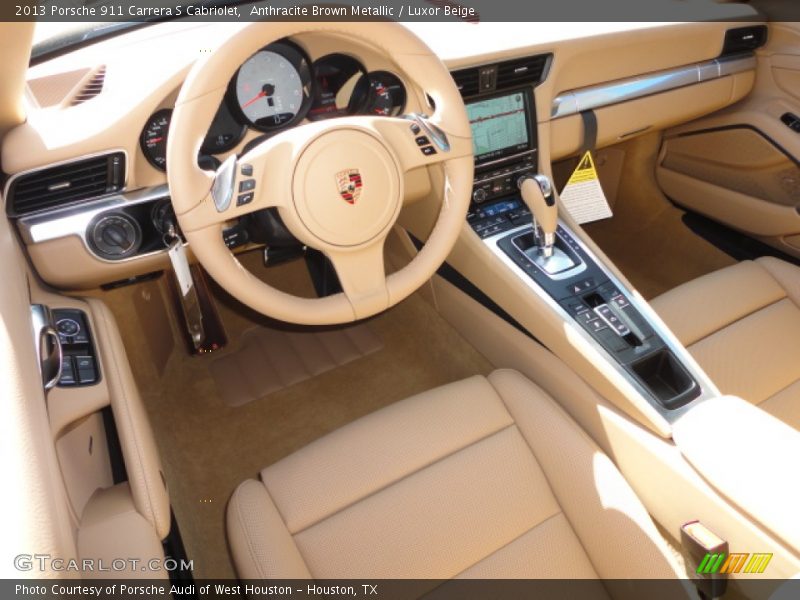  2013 911 Carrera S Cabriolet Luxor Beige Interior