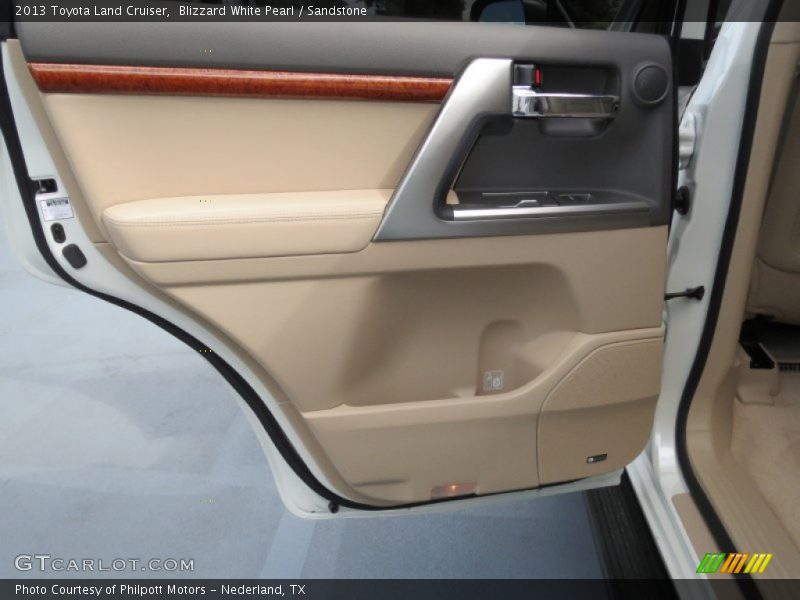 Blizzard White Pearl / Sandstone 2013 Toyota Land Cruiser