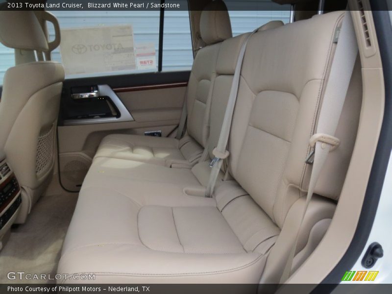 Blizzard White Pearl / Sandstone 2013 Toyota Land Cruiser