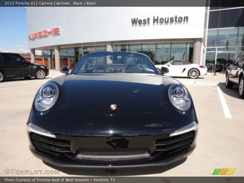 Black / Black 2013 Porsche 911 Carrera Cabriolet