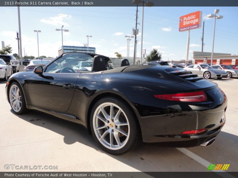 Black / Black 2013 Porsche 911 Carrera Cabriolet