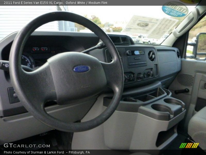 Oxford White / Medium Flint 2011 Ford E Series Van E150 XL Cargo